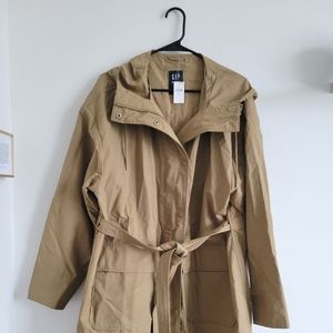 NWT Gap tan oversized parka